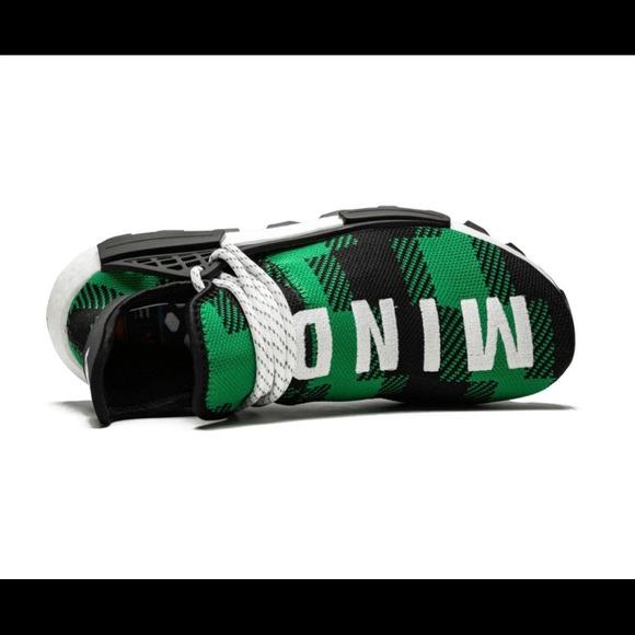 Adidas Pharrell Williams HU NMD BBC Green Plaid - Picture 5 of 7